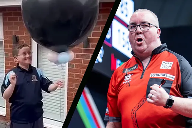 Stephen Bunting enjoying life on and off the oche with a new family member on the way