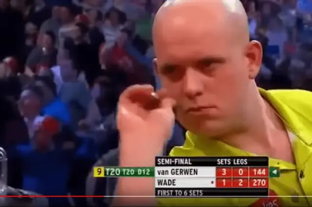 VIDEO: Near double nine-darter from Van Gerwen voted most iconic moment in PDC history