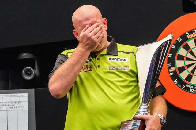 (VIDEO) Van Gerwen bricht nach seinem ersten Titelgewinn der Saison in Tränen aus: "Es lag eine Menge Druck auf meinen Schultern"