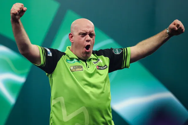 Michael van Gerwen gewinnt gegen Vincent van der Voort und erzwingt ein Duell mit Raymond van Barneveld