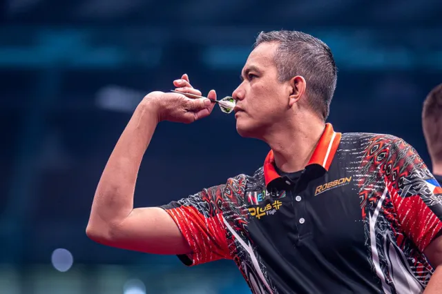 Christian Perez schreibt Geschichte beim European Darts Grand Prix