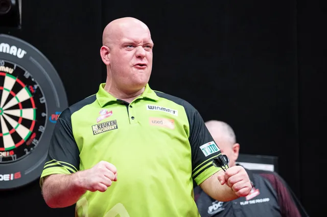 Van Gerwen zorgt voor historie en wint voor zevende keer Premier League Darts