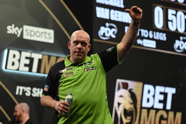 Michael van Gerwen ruimschoots koploper op lijst met meeste uitgedeelde whitewashes op European Tour