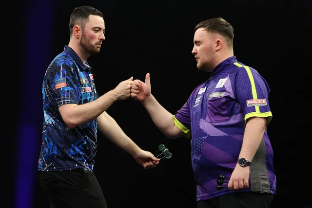 Stand Premier League Darts 2025 Van Gerwen handhaaft positie ondanks nederlaag, Littler