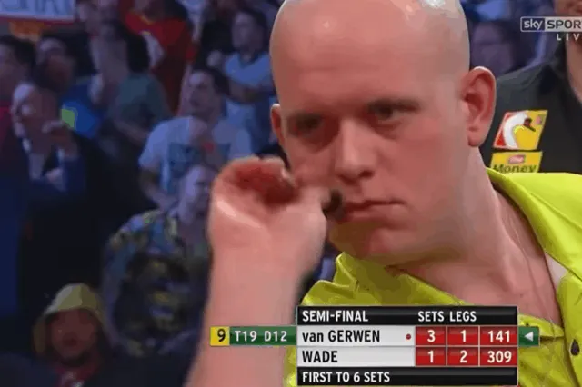 VIDEO: Bijna dubbele negendarter Van Gerwen verkozen tot meest iconische moment in PDC-historie