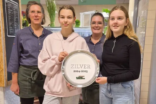 Schoolkantine Wolfsbos bekroond met zilveren schaal