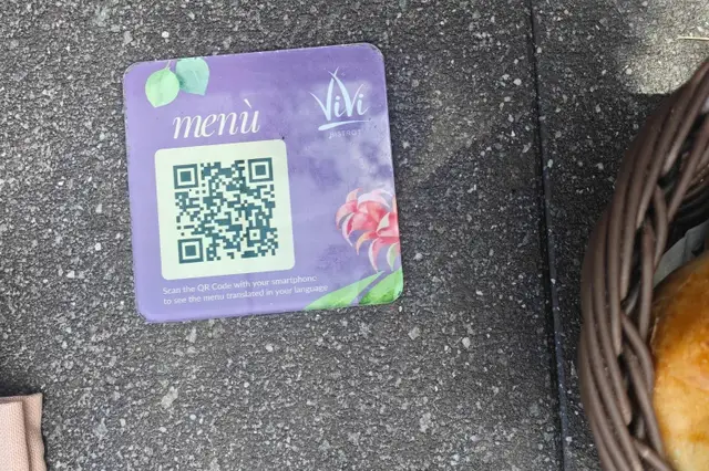 QR code menu