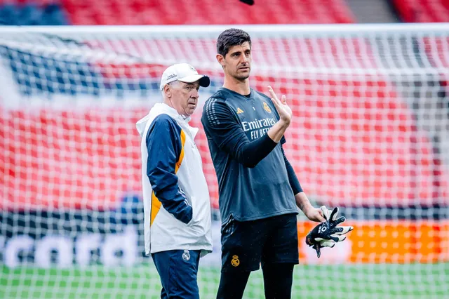 Thibaut Courtois deelt verhaal over Carlo Ancelotti: 'Hij kan rustig zijn, tot er echt wat gebeurt'