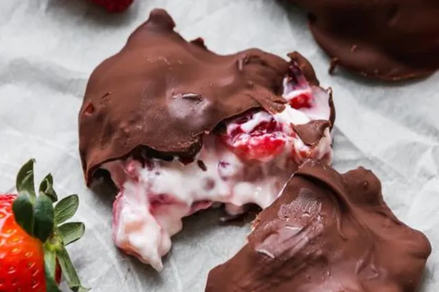 Strawberry yoghurt bites zijn de meest populaire snacks van dit moment