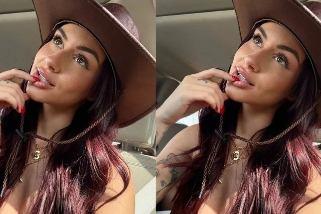 Rood haar op coachella