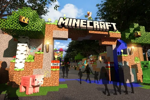 De best verkochte videogame Minecraft komt met eigen pretpark