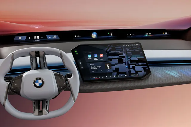 BMW's nieuwe interieur is alsof je in de toekomst zit