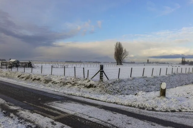 Sneeuw in heel Nederland verwacht op zondagochtend