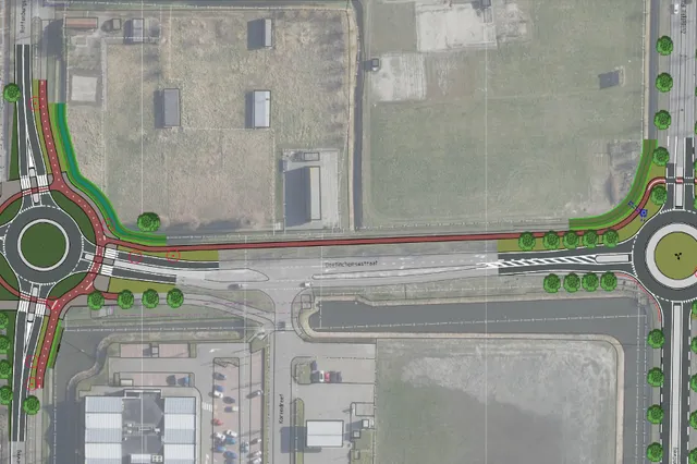 Zuidelijke Randweg Middelharnis tijdelijk afgesloten