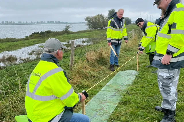 Trainingsweek dijkbewakingsorganisatie op Tiengemeten