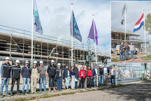 Bouw appartementencomplex Eisenhowerlaan Oude-Tonge bereikt hoogste punt