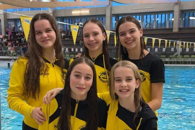 Schotejil-zwemsters in actie bij Internationale wedstrijd