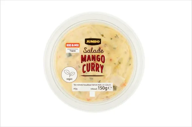 Terugroepactie voor Jumbo Salade Mango Curry