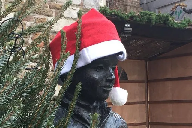 Kerstmarkt in historisch centrum van Sommelsdijk