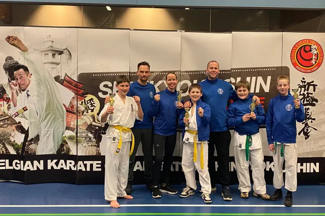 Vijf keer goud voor Budokai Senshi in België