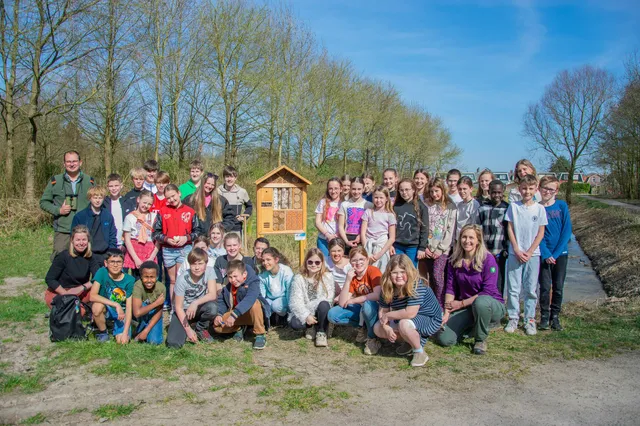Melissant rondt insectenhotelproject af
