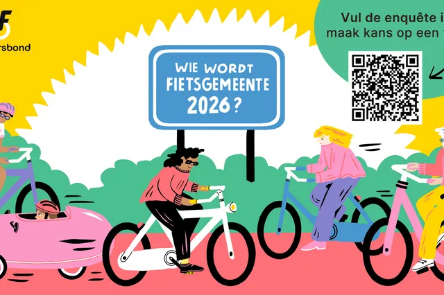 Fietsersbond zoekt dé Fietsgemeente van 2026