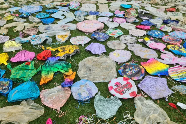 Kwade Hoek ernstig vervuild door ballonnen