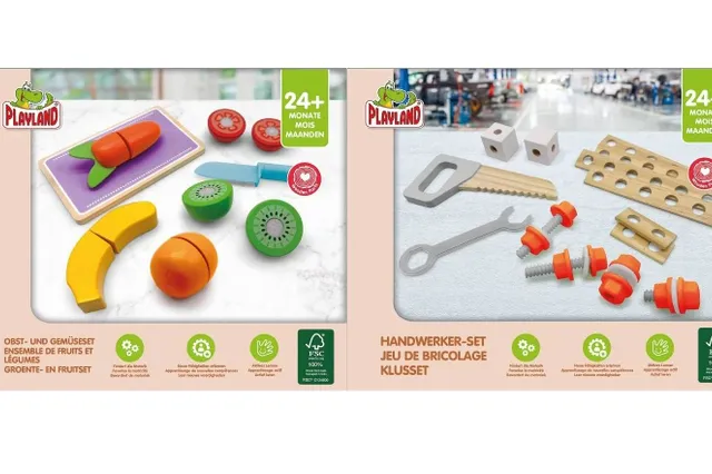 Terugroepacties voor babyvoeding en speelsets