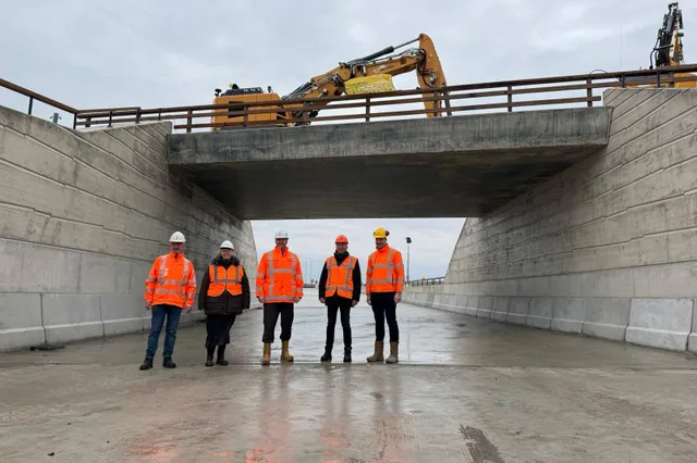 Werkbezoek aan N215 laat voortgang en samenwerking zien