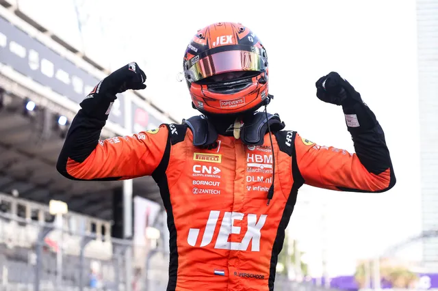 Verschoor puts on a show after Safety Car restart after colliding with Red Bull talent Lindblad