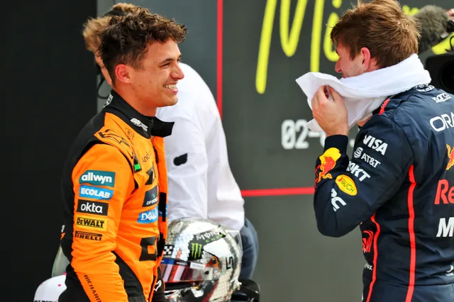 Norris jokes after missing out on pole position: 'I thought being a dad will slow Verstappen down'
