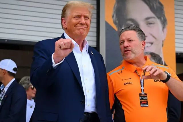 Will president Trump really drive a McLaren Formula 1 car in Austin?