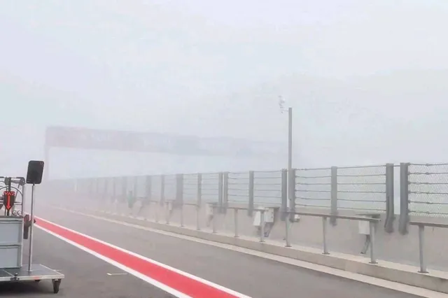 Postponed session due to bad weather at Spa-Fracorchamps