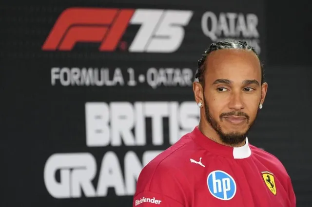 Hamilton delivers emotional social media message after first Silverstone race with Ferrari