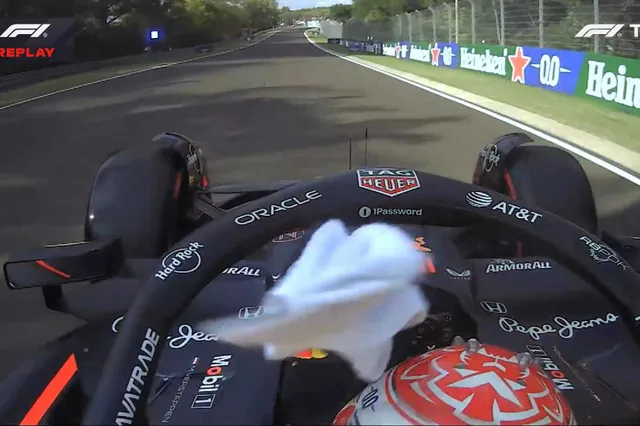 FIA velt oordeel over vreemd incident Verstappen: dit is de uitslag van de 'handdoek-worp'