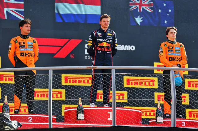 Verstappen's 'unbelievable weekend', Norris laughs awkwardly at team orders