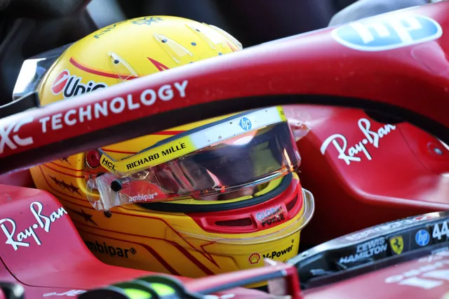 Ferrari-coureur Hamilton heeft er zo totaal geen zin in in Mexico-Stad
