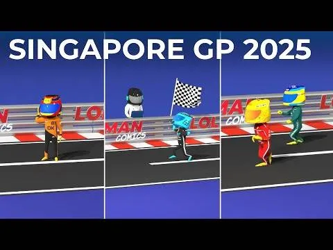 Lollipopman pokes fun at McLaren's papaya rules during Singapore GP