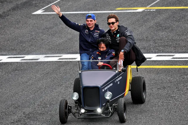 Russell hitches Red Bull ride with Verstappen in wild Brazil GP moment