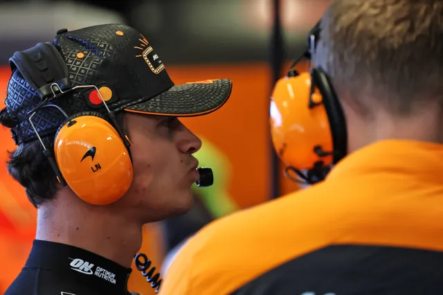 Norris finishes dead last as Russell and Verstappen dominate damp FP3