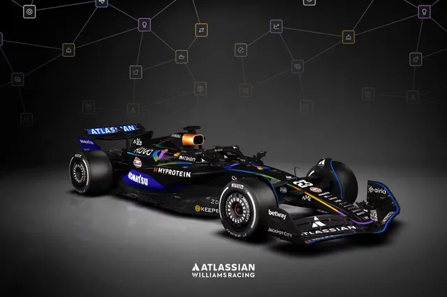 Williams reveals bold new livery for the Las Vegas GP