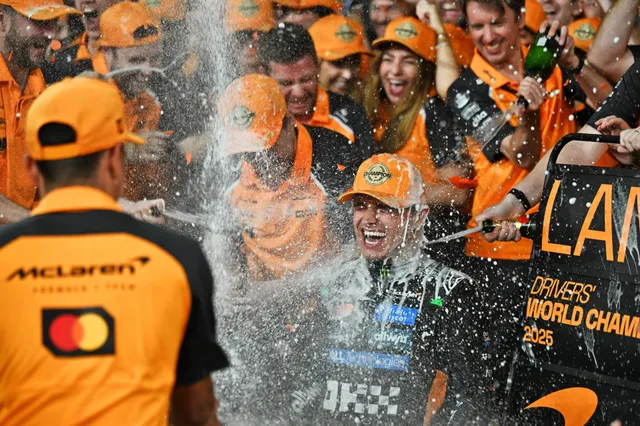 F1 Champion Norris remembers Piastri in 'home' victory speech