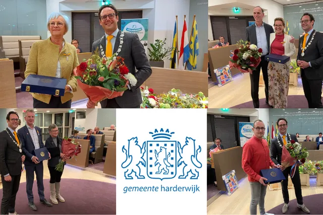 Koninklijke Onderscheiding voor vier vertrekkende gemeenteraadsleden