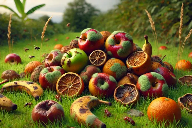 Expert waarschuwt: laten fruit niet rotten op het gazon