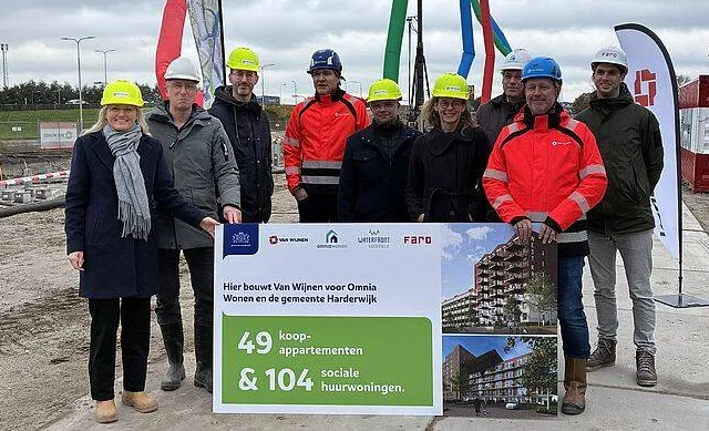 Start bouw Kade 10: nieuwe stap naar duurzaam en betaalbaar wonen in Harderwijk