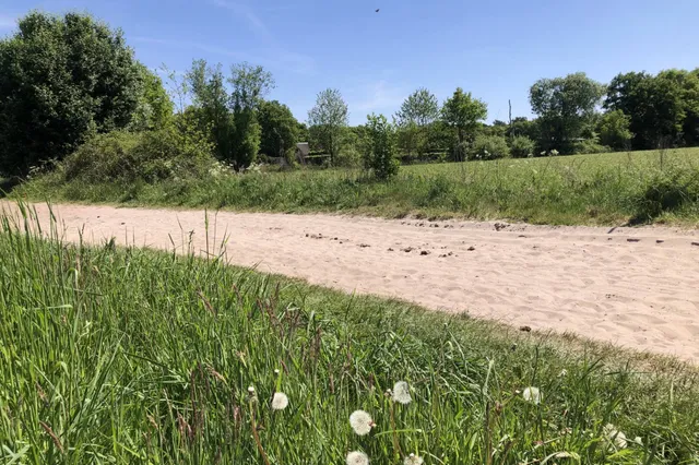 Gierbergen aan de rand van de duinen Image