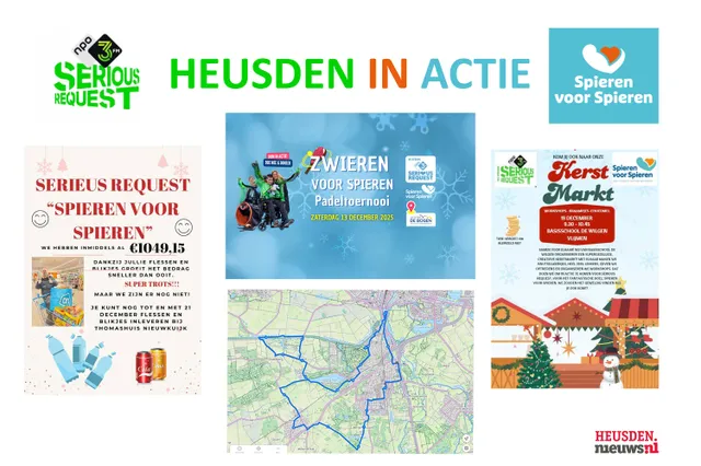 Heusden in actie voor "Spieren voor Spieren" in het Glazen Huis deel 2