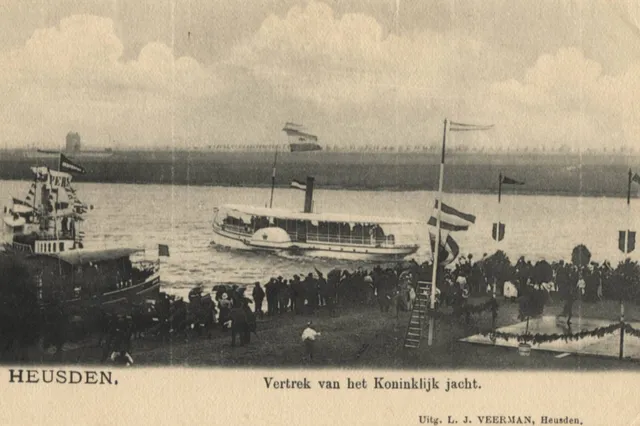 Historisch Heusden: Koningin Wilhelmina opende de Nieuwe Maasmond