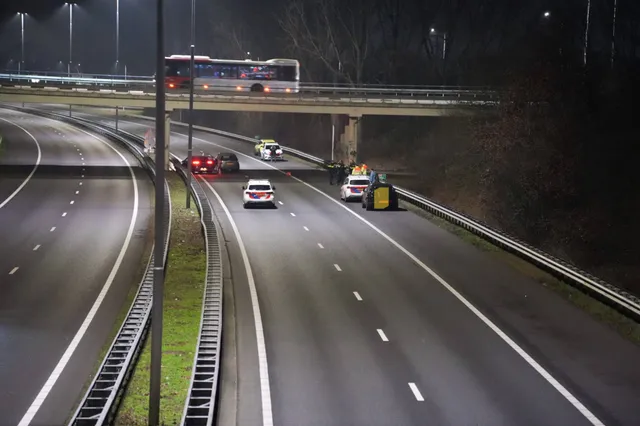 Auto met drie mannen beschoten op A59 bij Nieuwkuijk