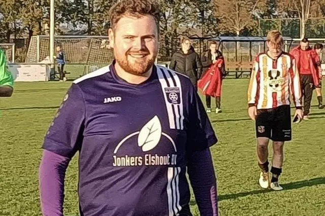 Keeper Rens de Kruijf, held van SC Elshout